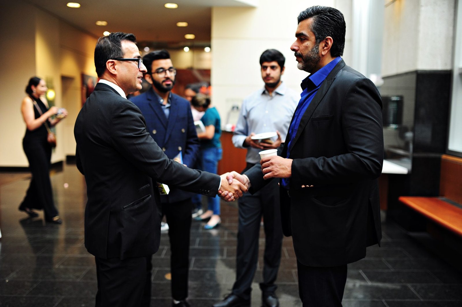 Avi Arya meeting business leaders